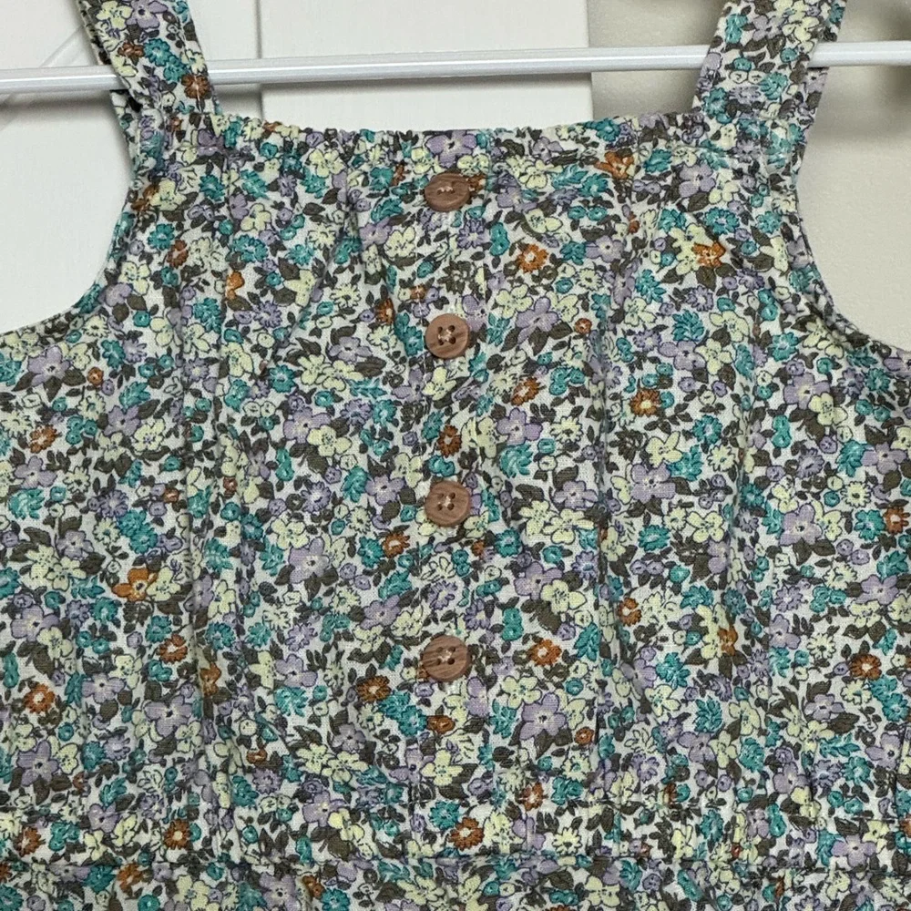 OshKosh B’gosh Floral Romper Toddler Girls Size 4T